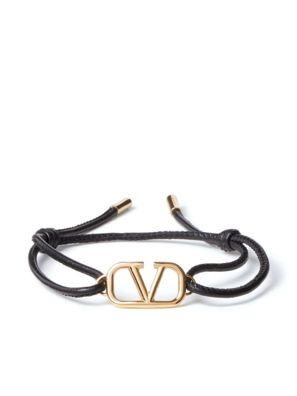 Image 1 of Valentino Garavani VLogo Signature leather bracelet