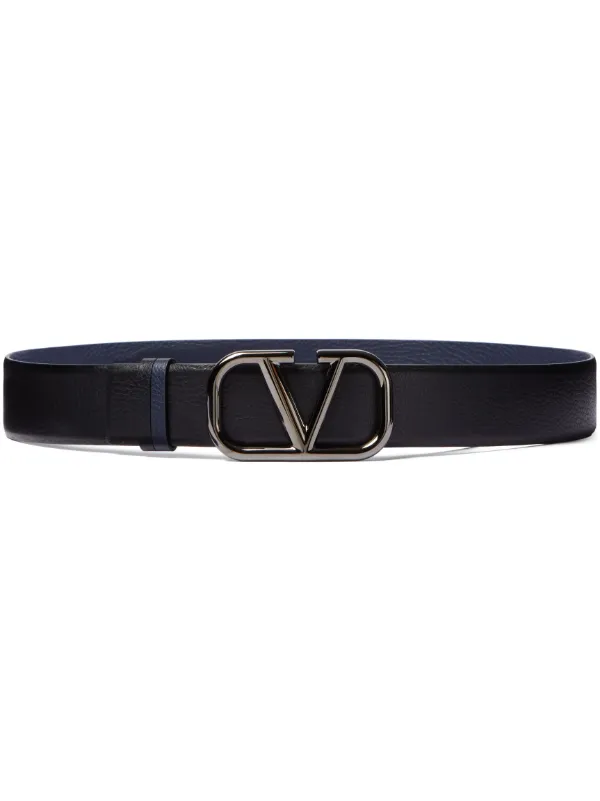 Jet Black Leather Gucci Belts For Man