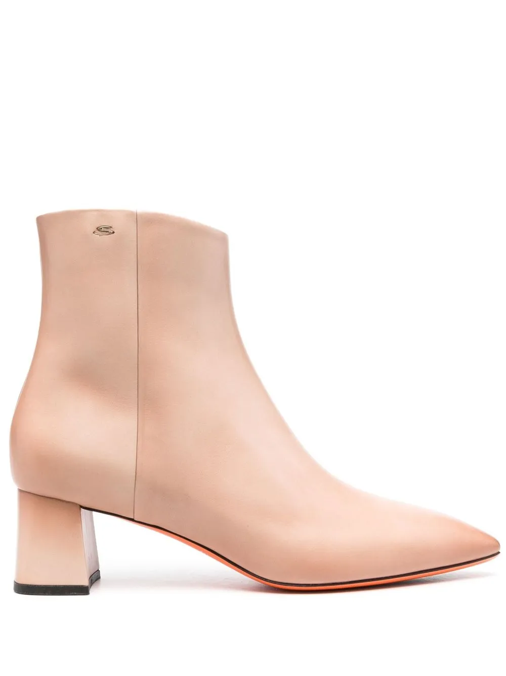 

Santoni 53mm leather boots - Brown