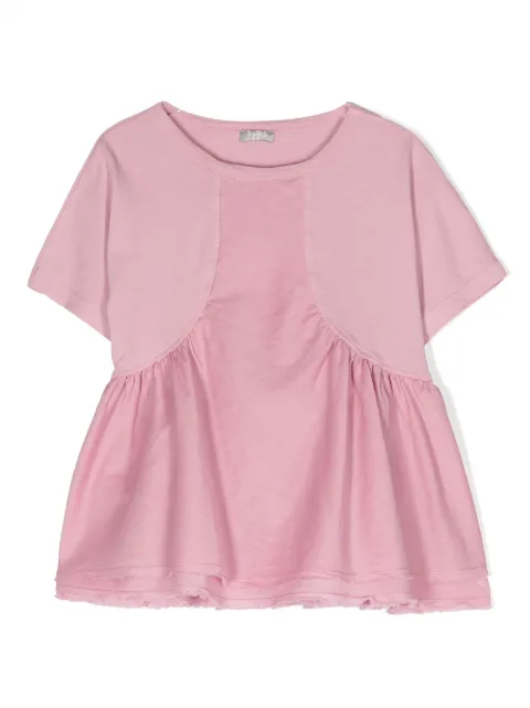Il Gufo short-sleeve ruffled T-shirt