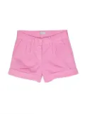 Il Gufo box-pleated cotton shorts - Pink