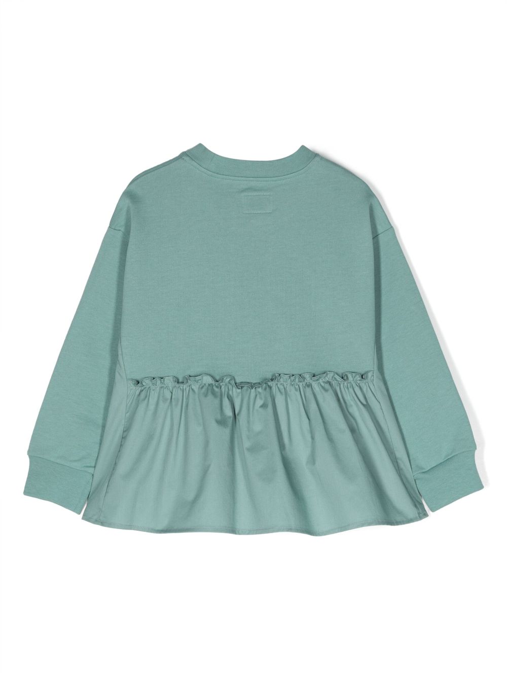 Il Gufo Sweater met gestrikte taille - Groen