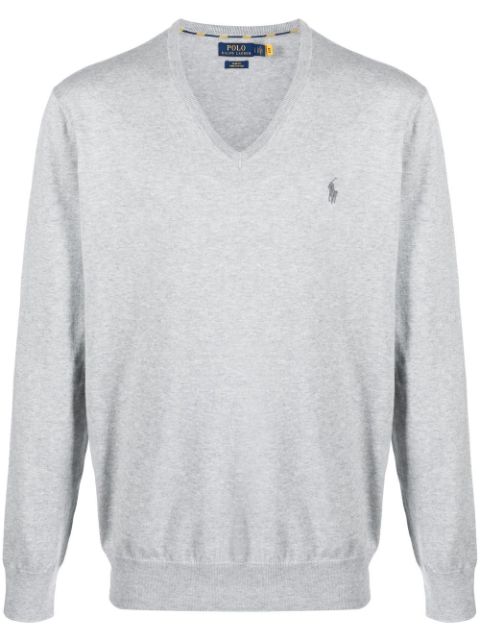 Polo Ralph Lauren embroidered-pony knit jumper Men