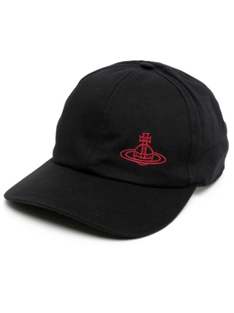 Orb-detail baseball cap