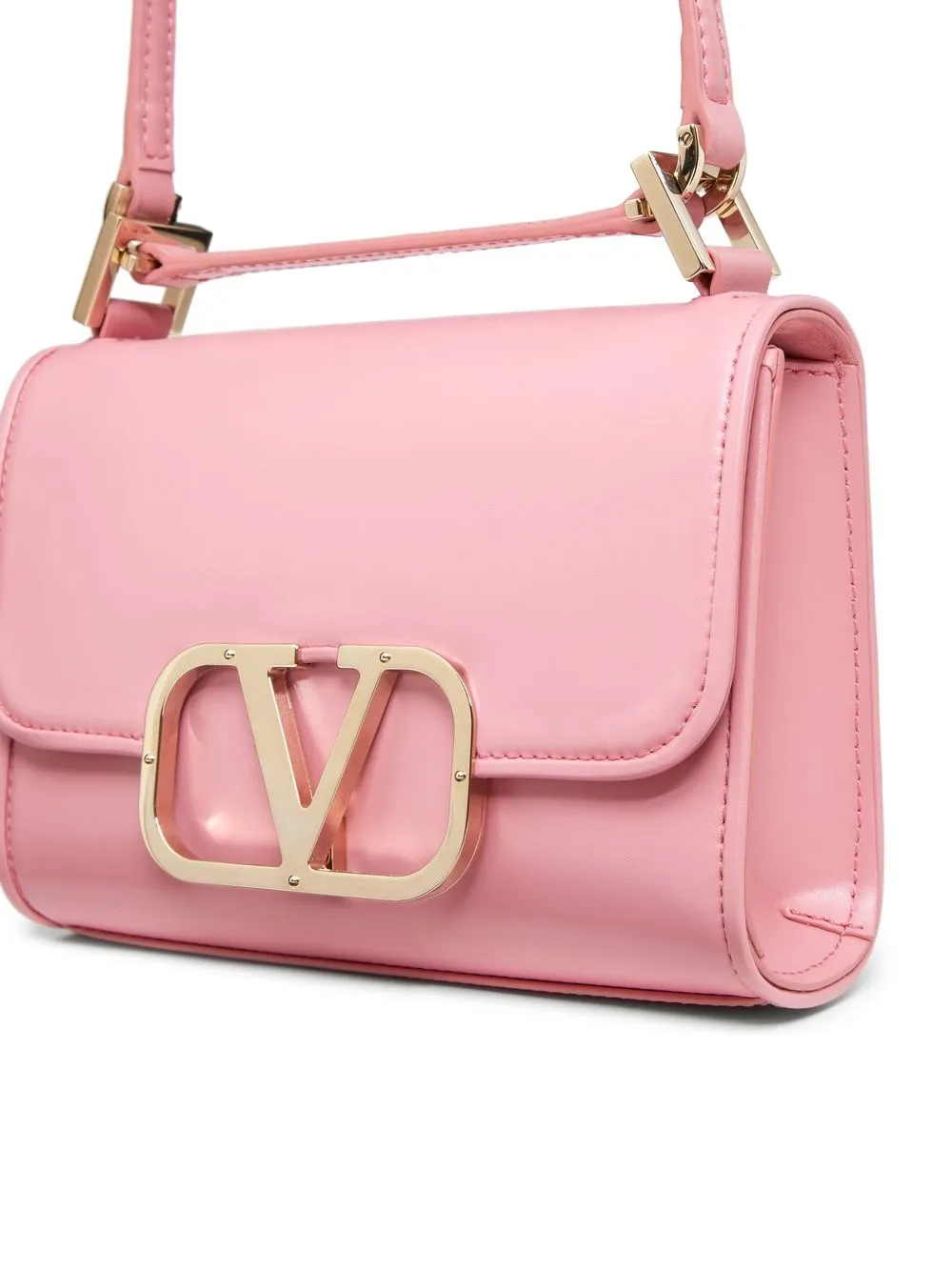 Valentino Garavani Small VLogo Type Shoulder Bag Farfetch