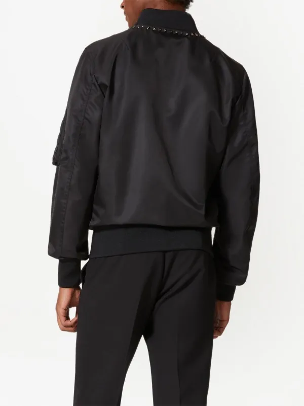 Valentino Garavani Rockstud Bomber Jacket - Farfetch