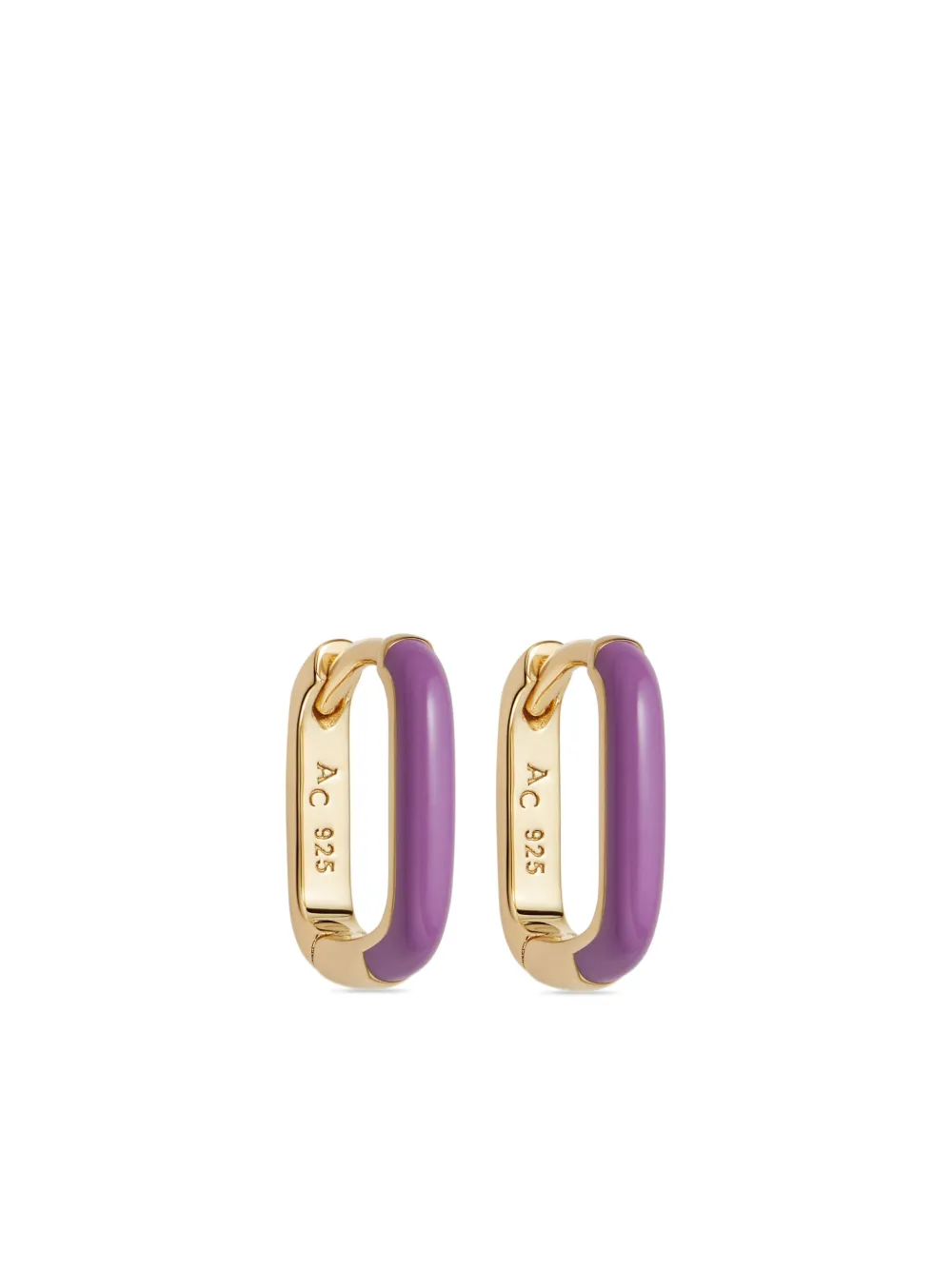 Astley Clarke Cirque Oval-hoop Earrings In Gold