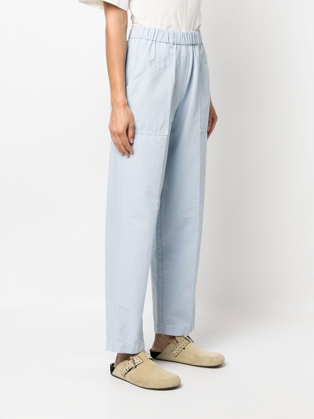 Forte Forte Tapered Cotton Trousers - Farfetch