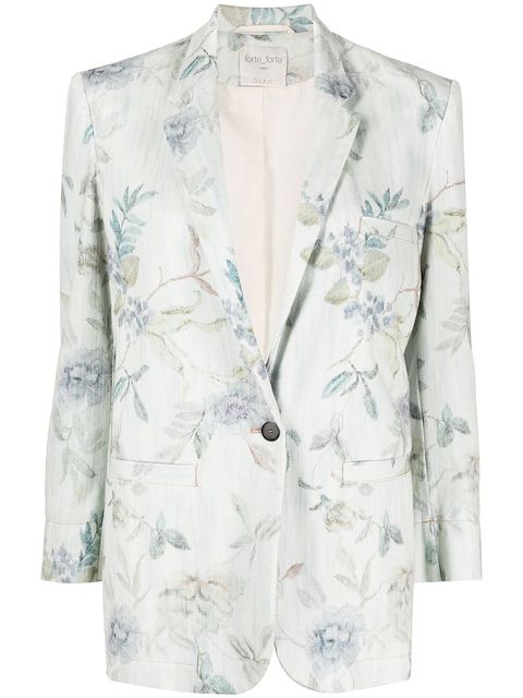 Forte Forte blazer con estampado floral 