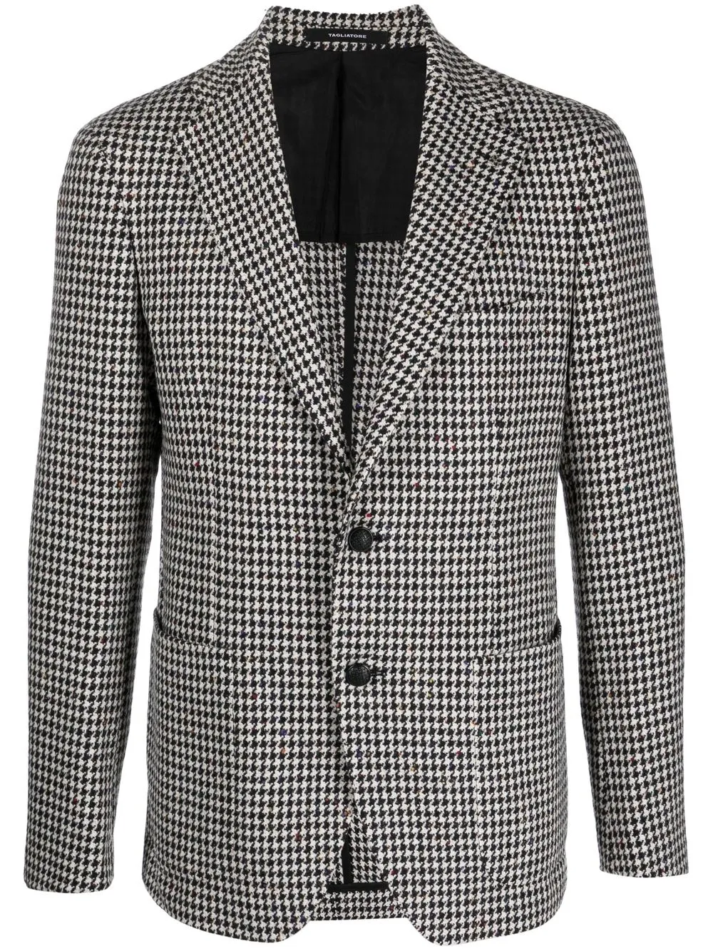 

Tagliatore hounds-tooth-print blazer - Black