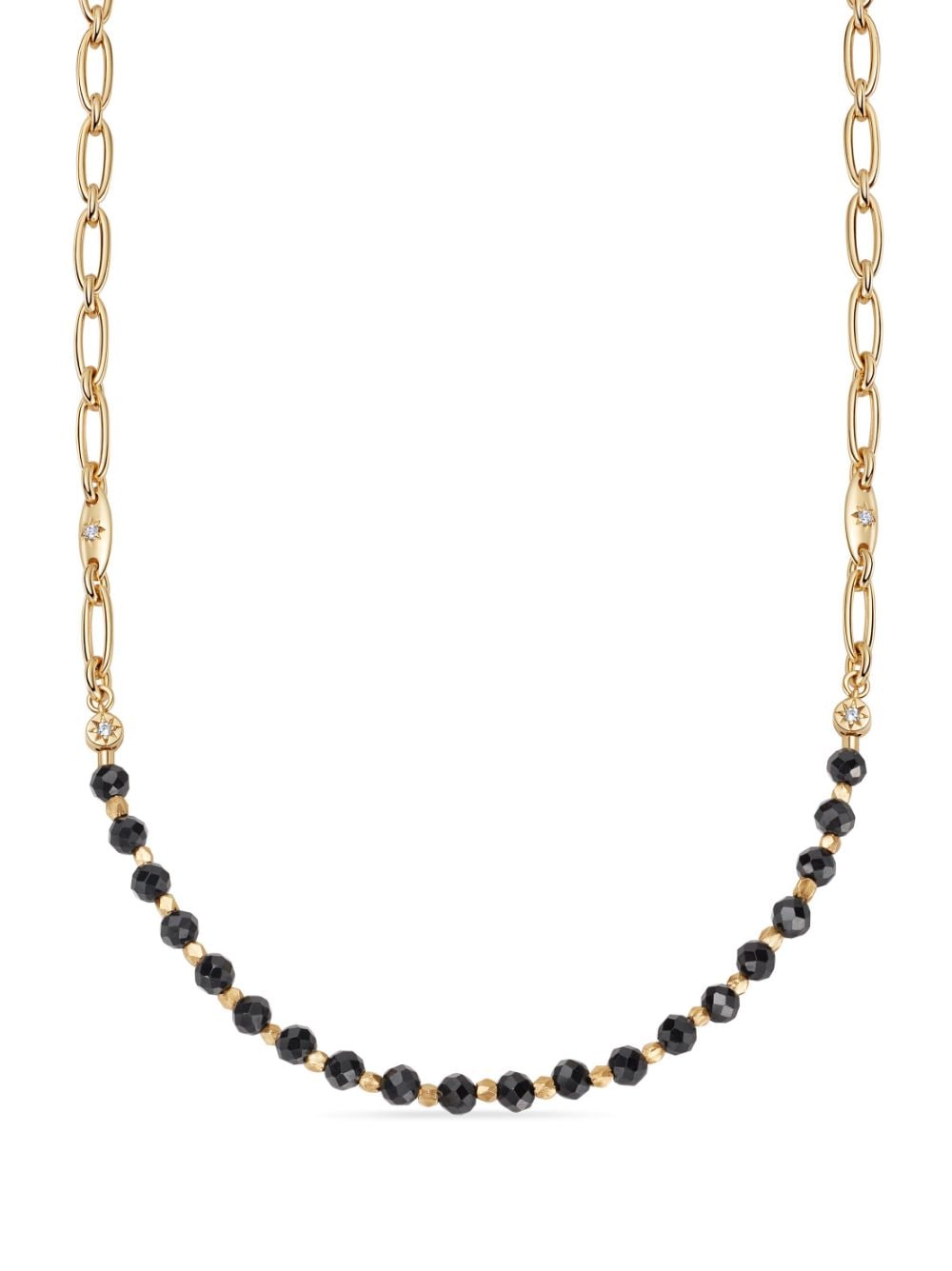 Astley Clarke Orbit And Biography Spinel-star Necklace In Gold