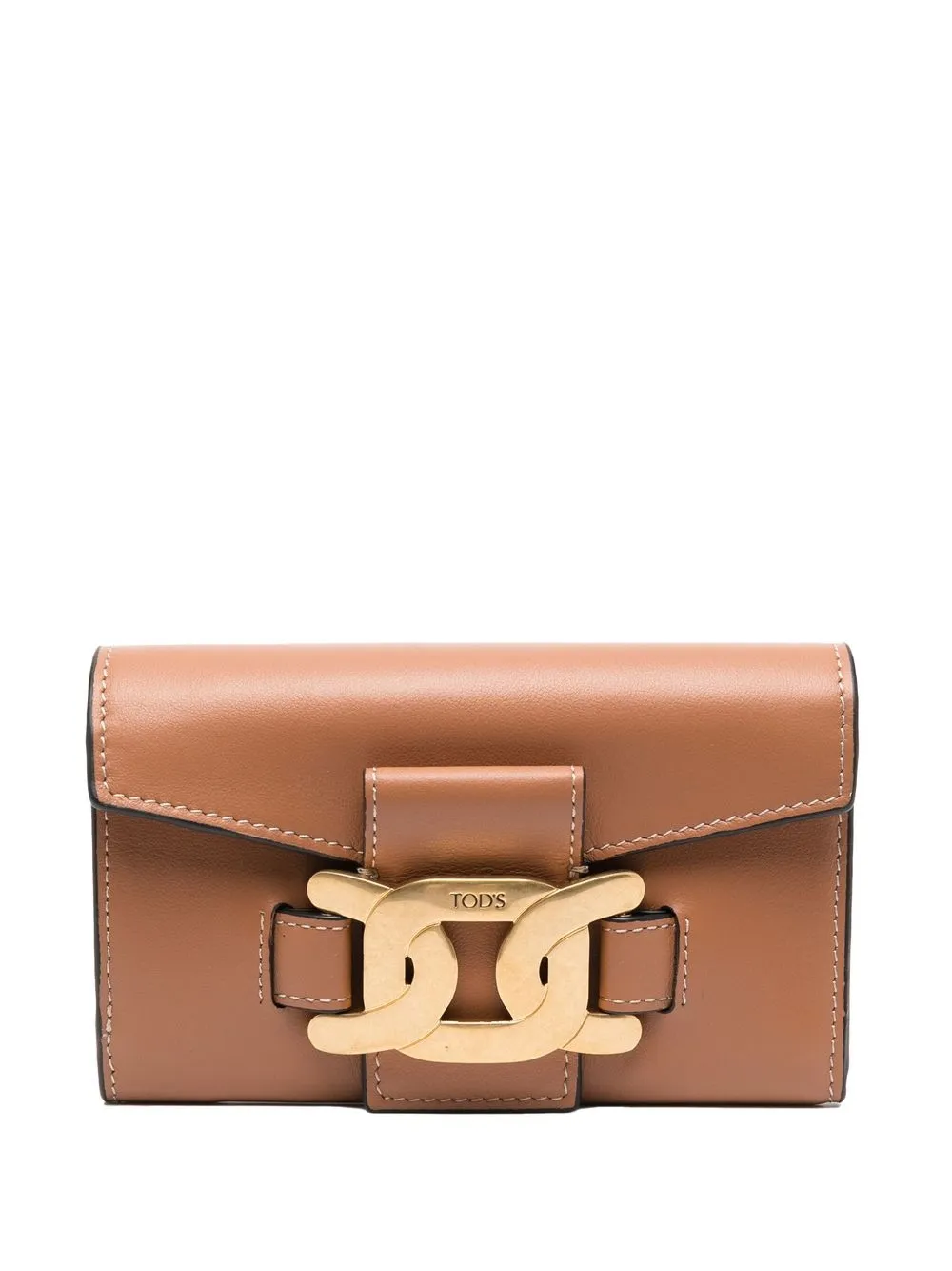 

Tod's tri-fold leather wallet - Brown