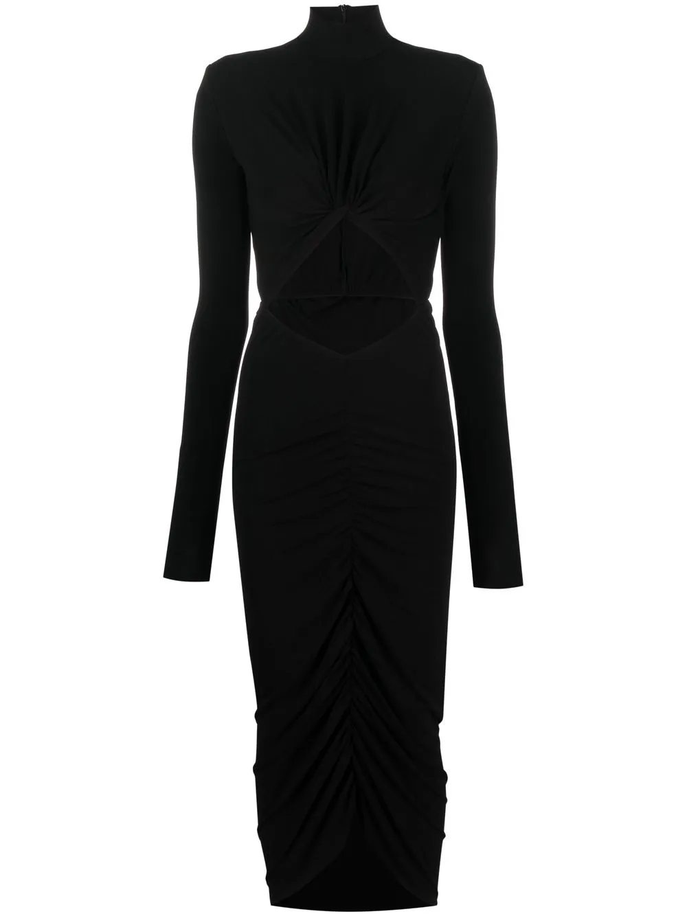 

THE ANDAMANE Kim cut-out midi dress - Black