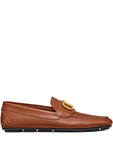 Valentino Garavani VLogo Signature leather driving shoes