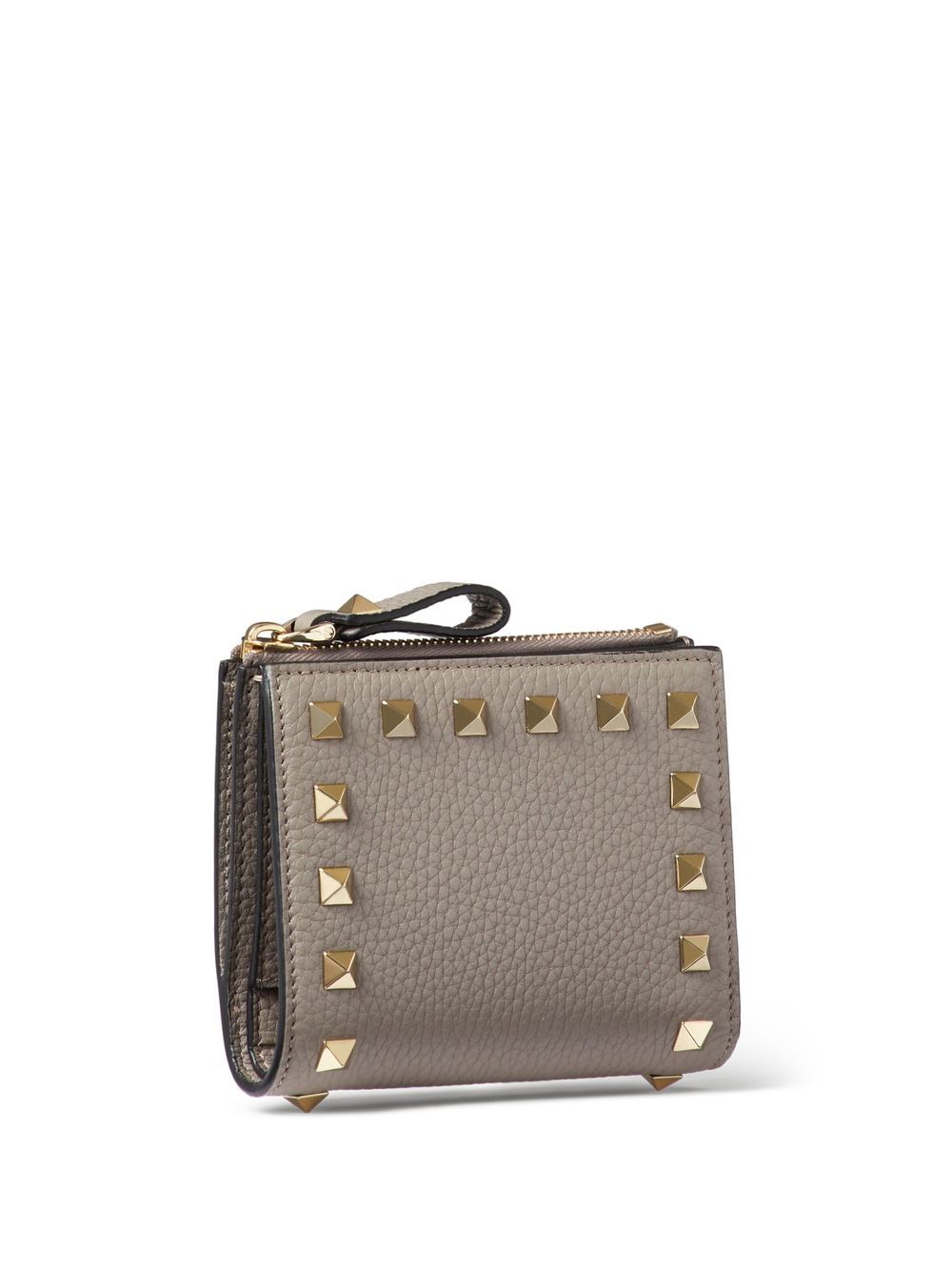 Valentino rockstud leather outlet wallet