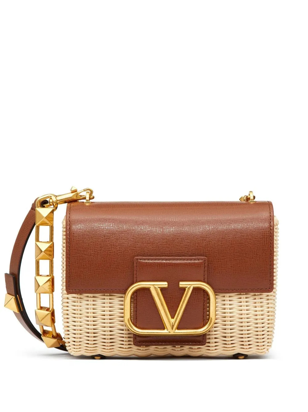 Valentino Garavani Logo-plaque Shoulder Bag - Farfetch