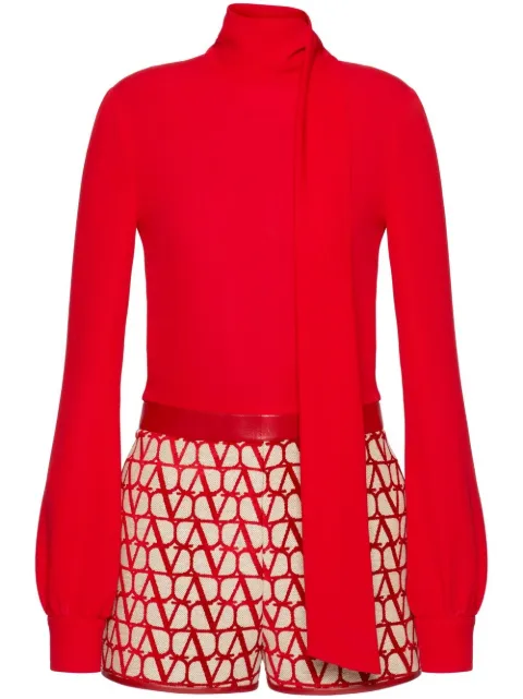 Valentino Garavani combishort à col montant