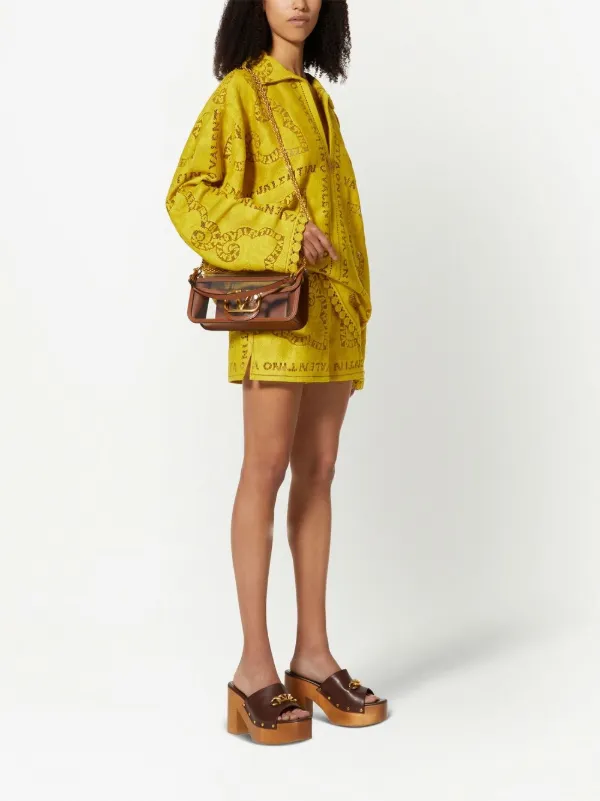 【関税＆送料込み】Valentino Garavani Shorts Valentino Garavani floral-print Drawstring Shorts | Red