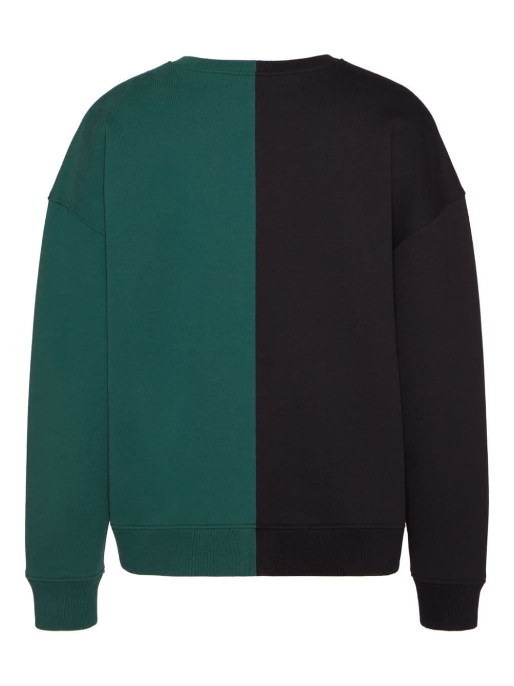 Shop Valentino Patchwork Logo-print Sweatshirt In Black