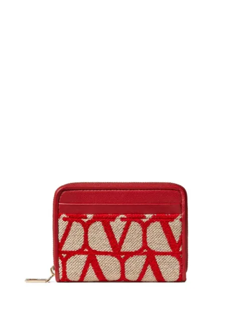 Valentino Garavani Toile Iconographe zip cardholder