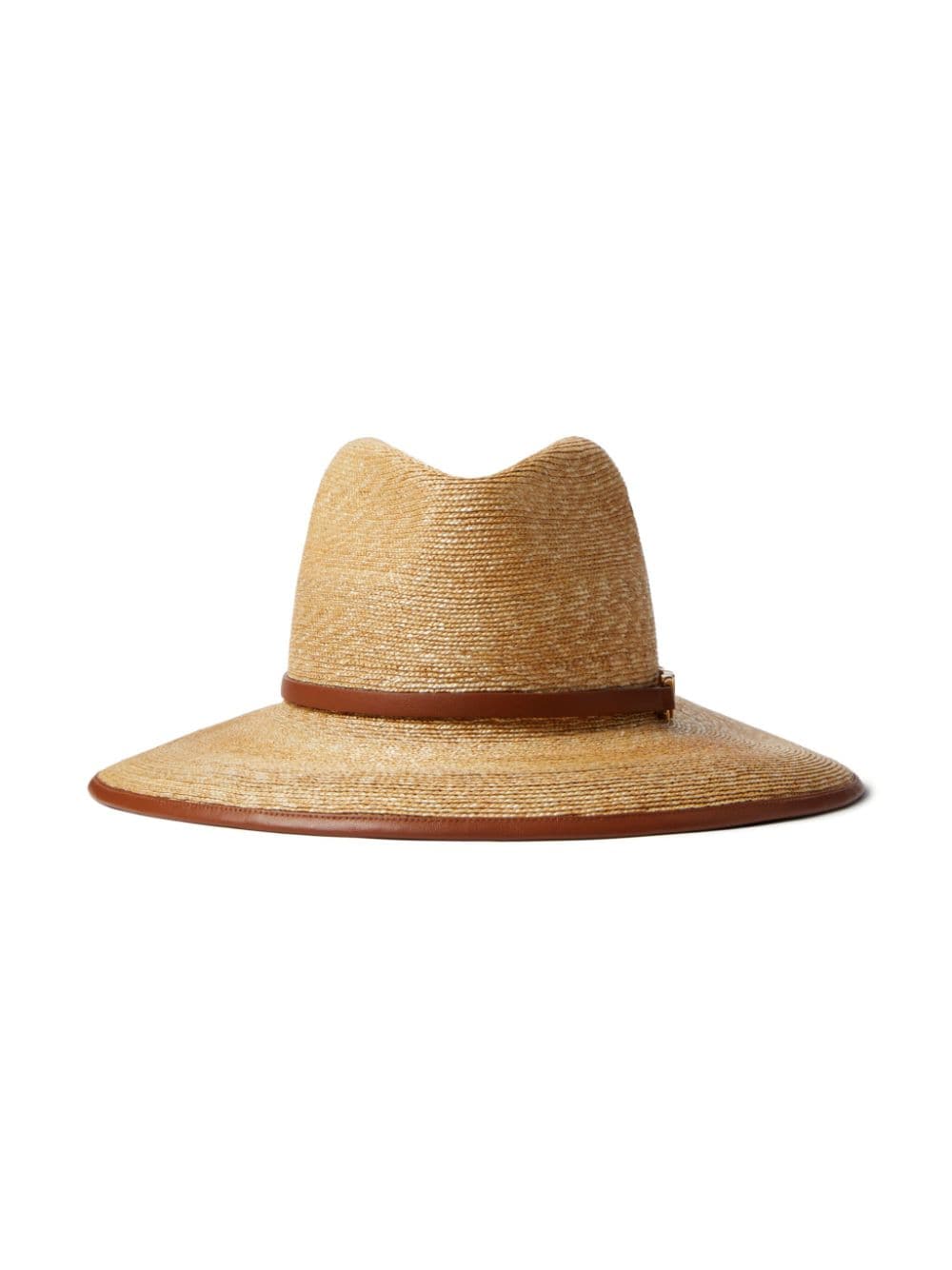 Image 2 of Valentino Garavani VLogo Chain straw hat