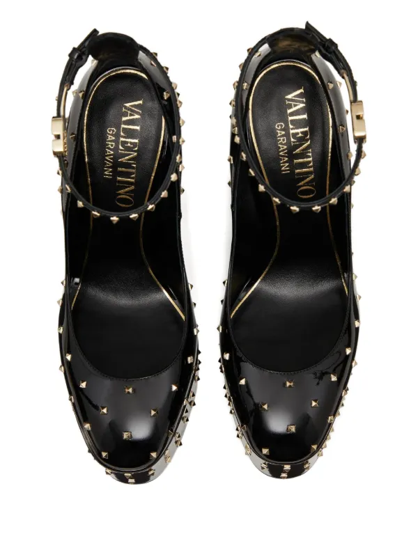 Valentino Garavani Tan-Go Micro Studs 155mm Pumps | Black