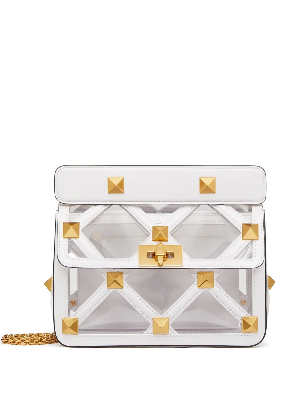 

Valentino Garavani Roman Stud shoulder bag - White