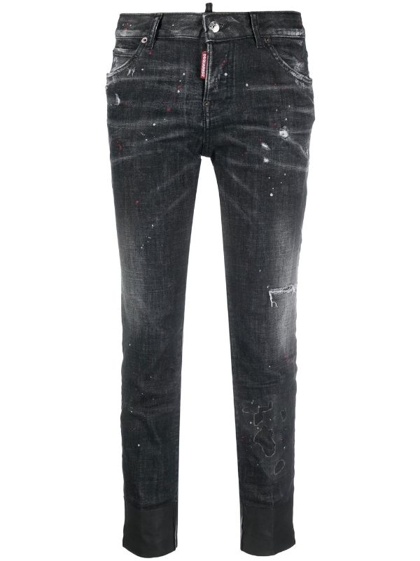 Dsquared2 straight-leg Faded Denim Jeans - Farfetch
