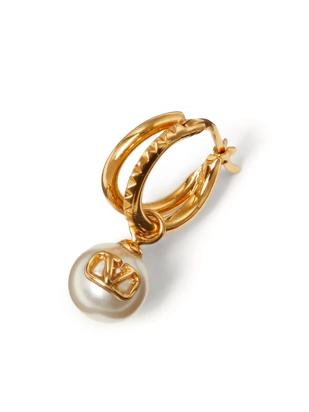 Image 2 of Valentino Garavani VLogo Signature pearl earrings