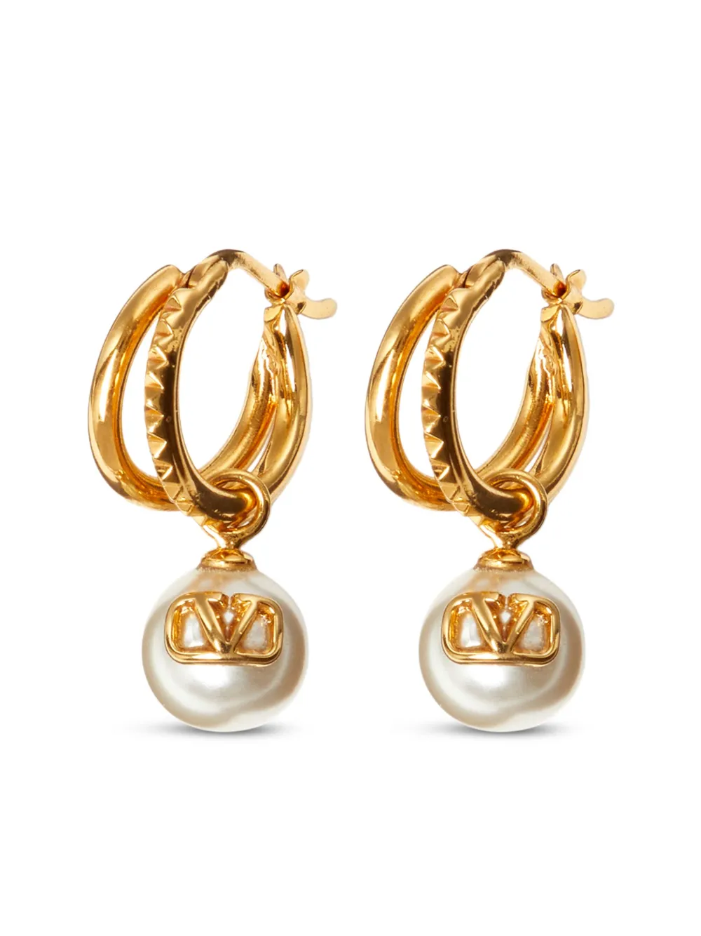 Valentino Garavani VLogo Signature Pearl Earrings - Farfetch