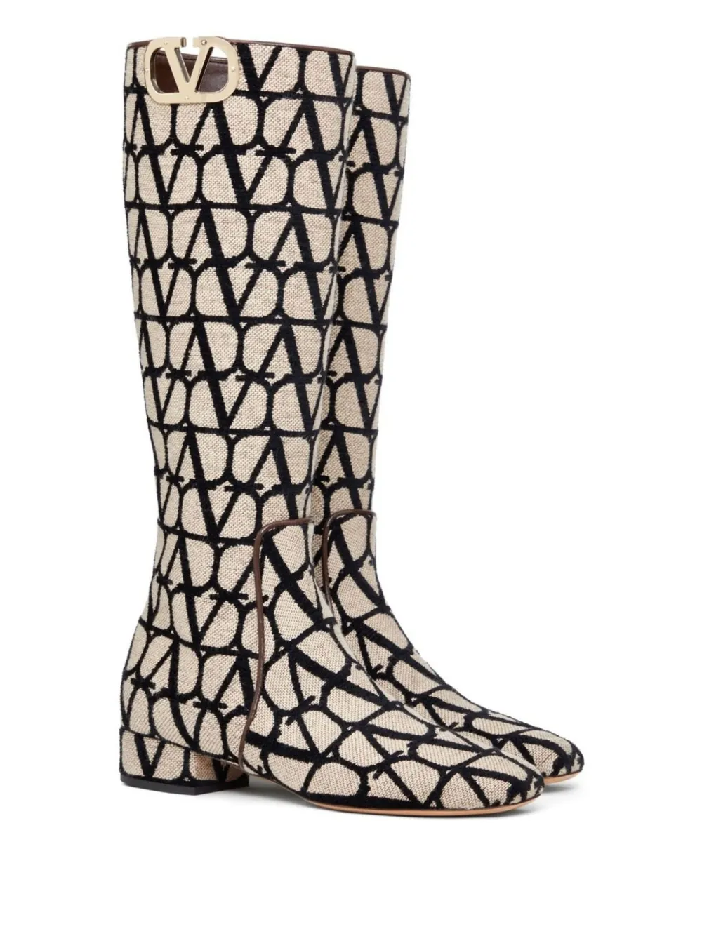 Valentino Garavani botas Toile Iconographe VLogo Type | Botas altas | Image 2