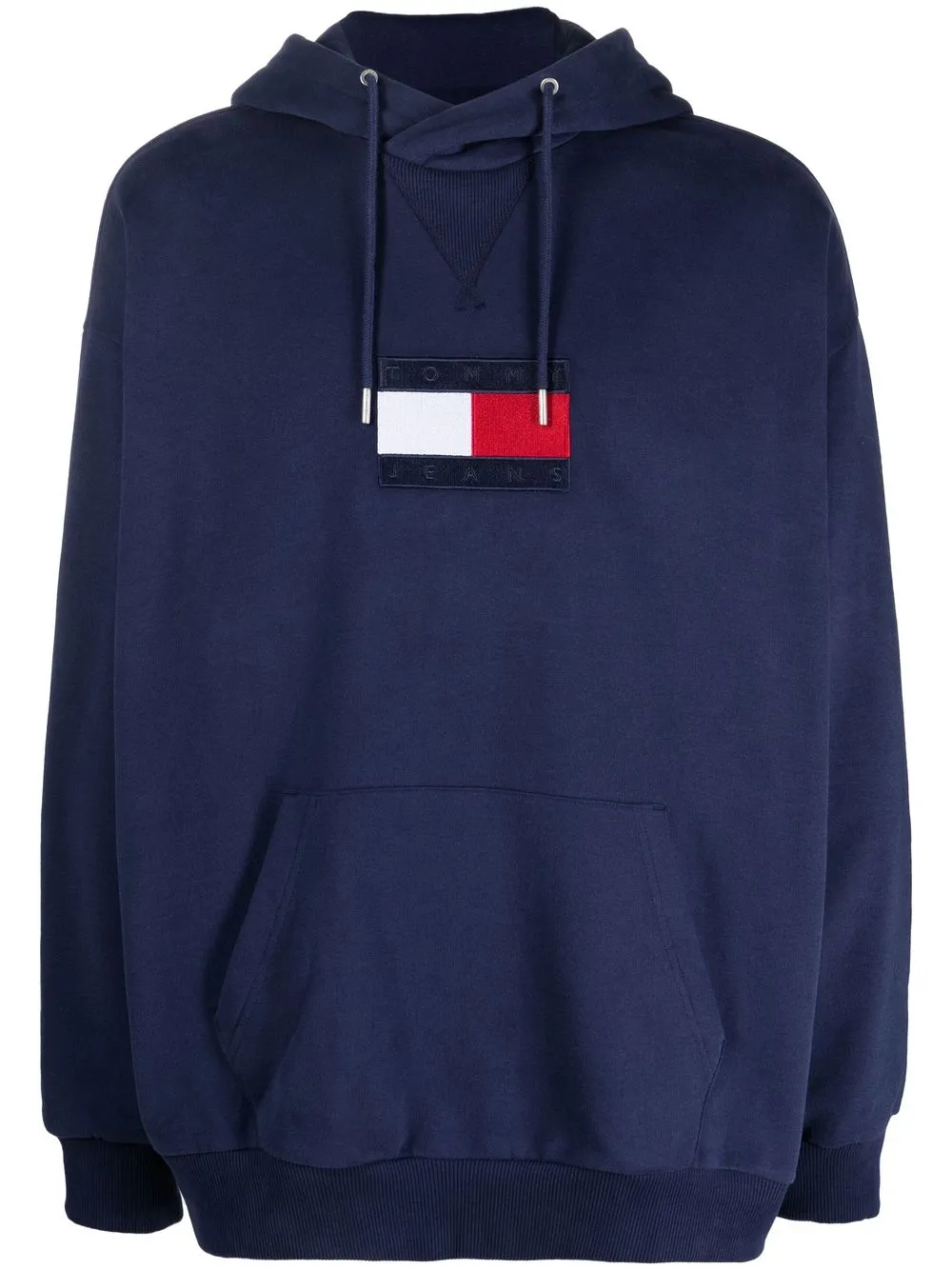 

Tommy Hilfiger hoodie oversize con parche del logo - Azul