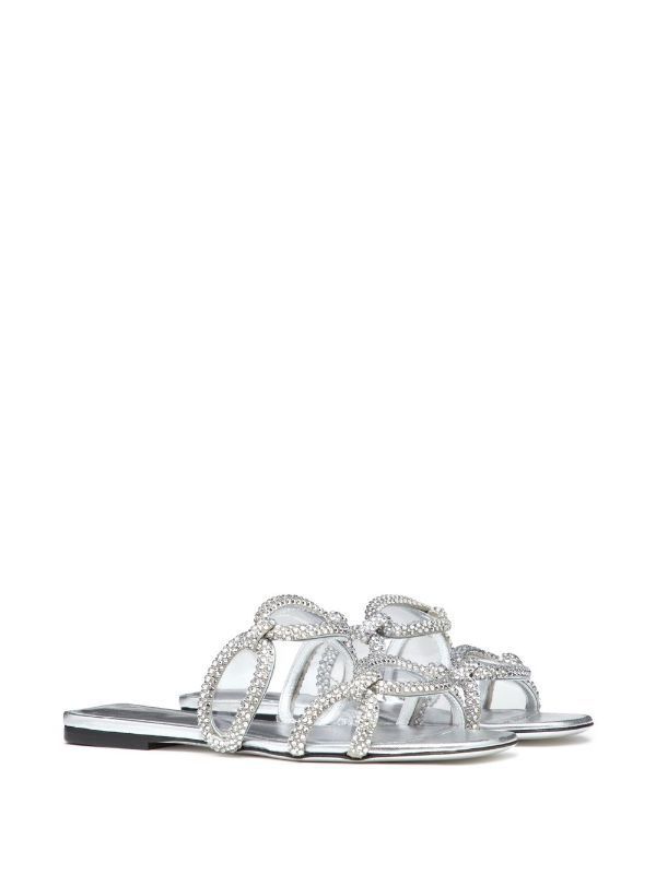 Valentino crystal discount sandals