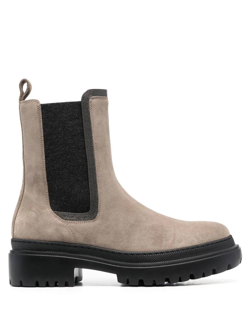 

Brunello Cucinelli Monili-detail suede ankle boots - C5859