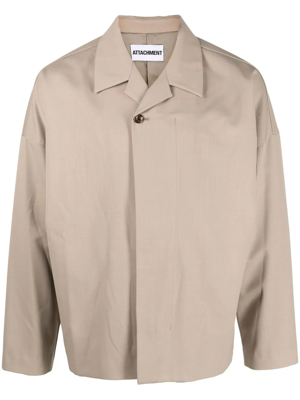 

Attachment button-front shirt jacket - Neutrals