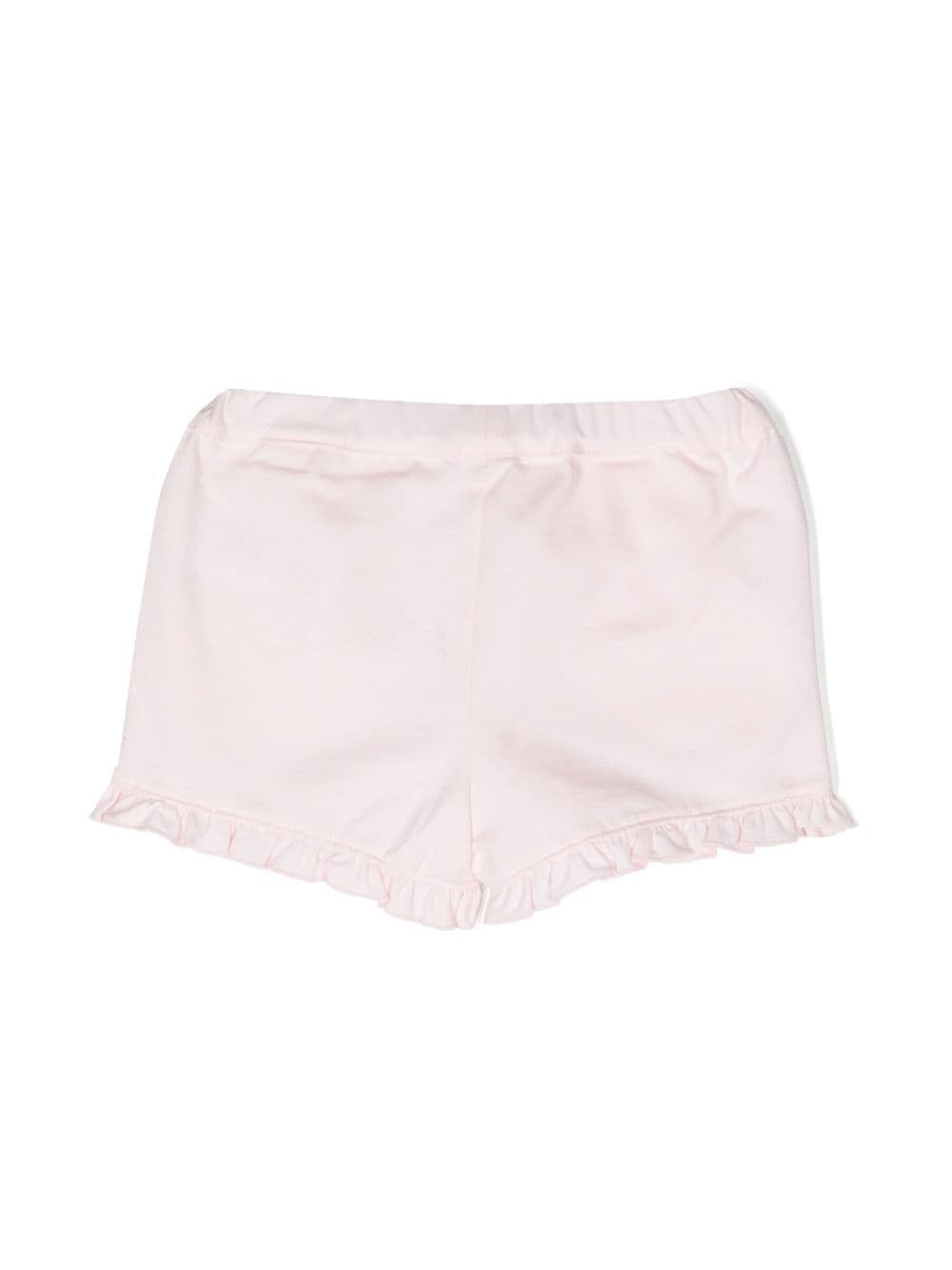 Il Gufo Shorts met ruches - Roze