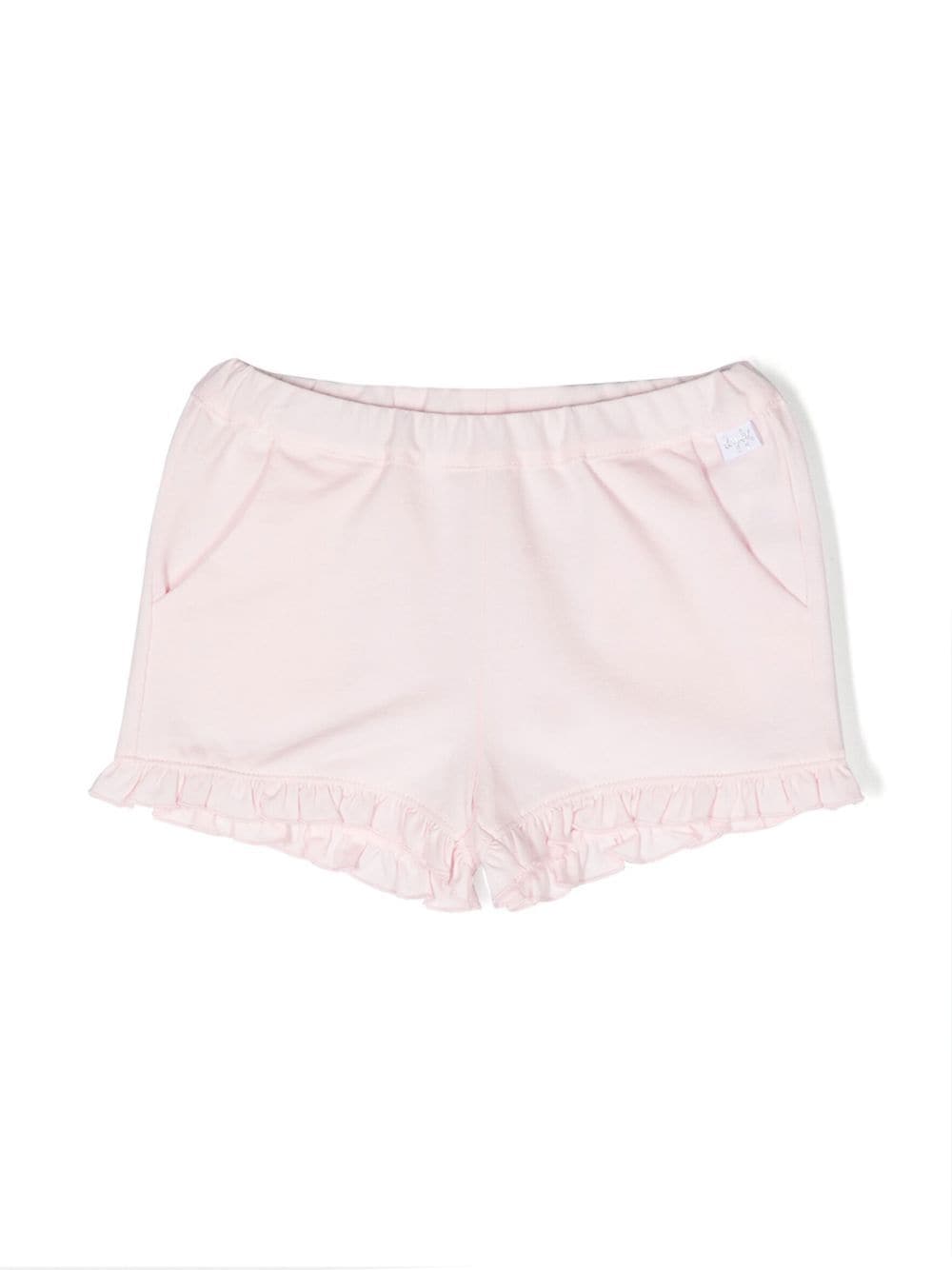 Il Gufo Babies' Ruffle Hem Shorts In Pink