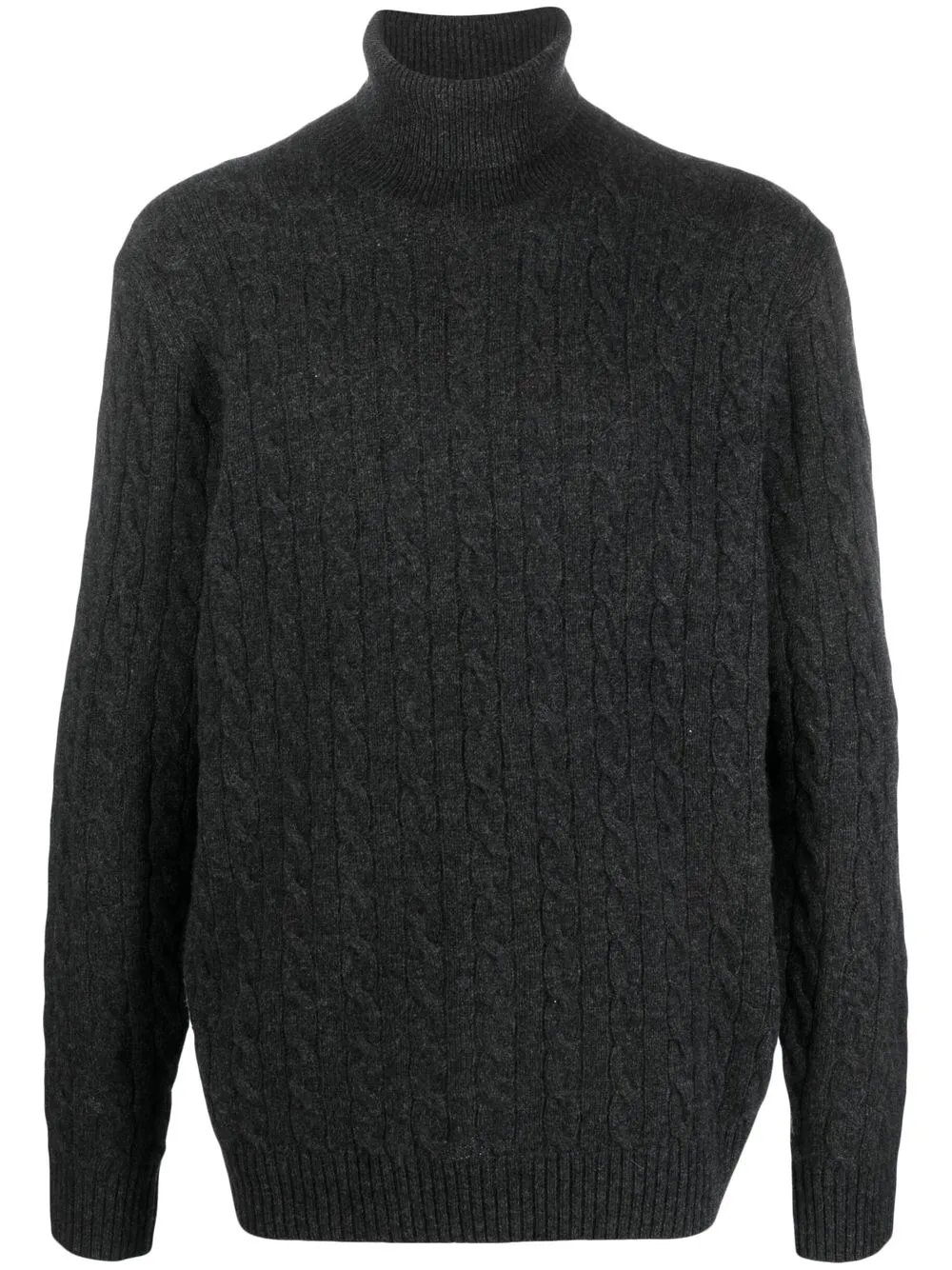 

Polo Ralph Lauren suéter en tejido de ochos con cuello vuelto - Gris