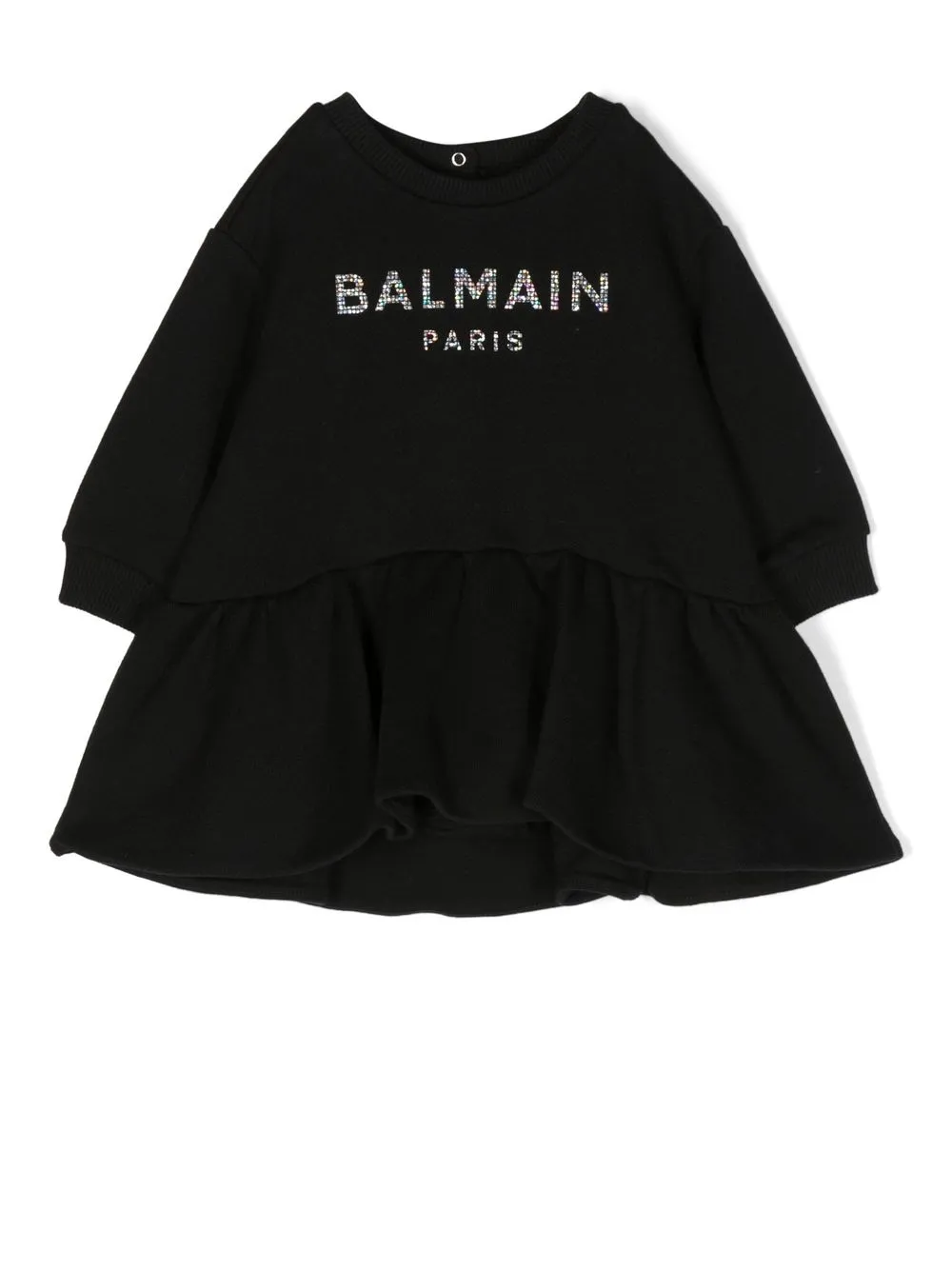 

Balmain Kids logo-print casual dress - Blue
