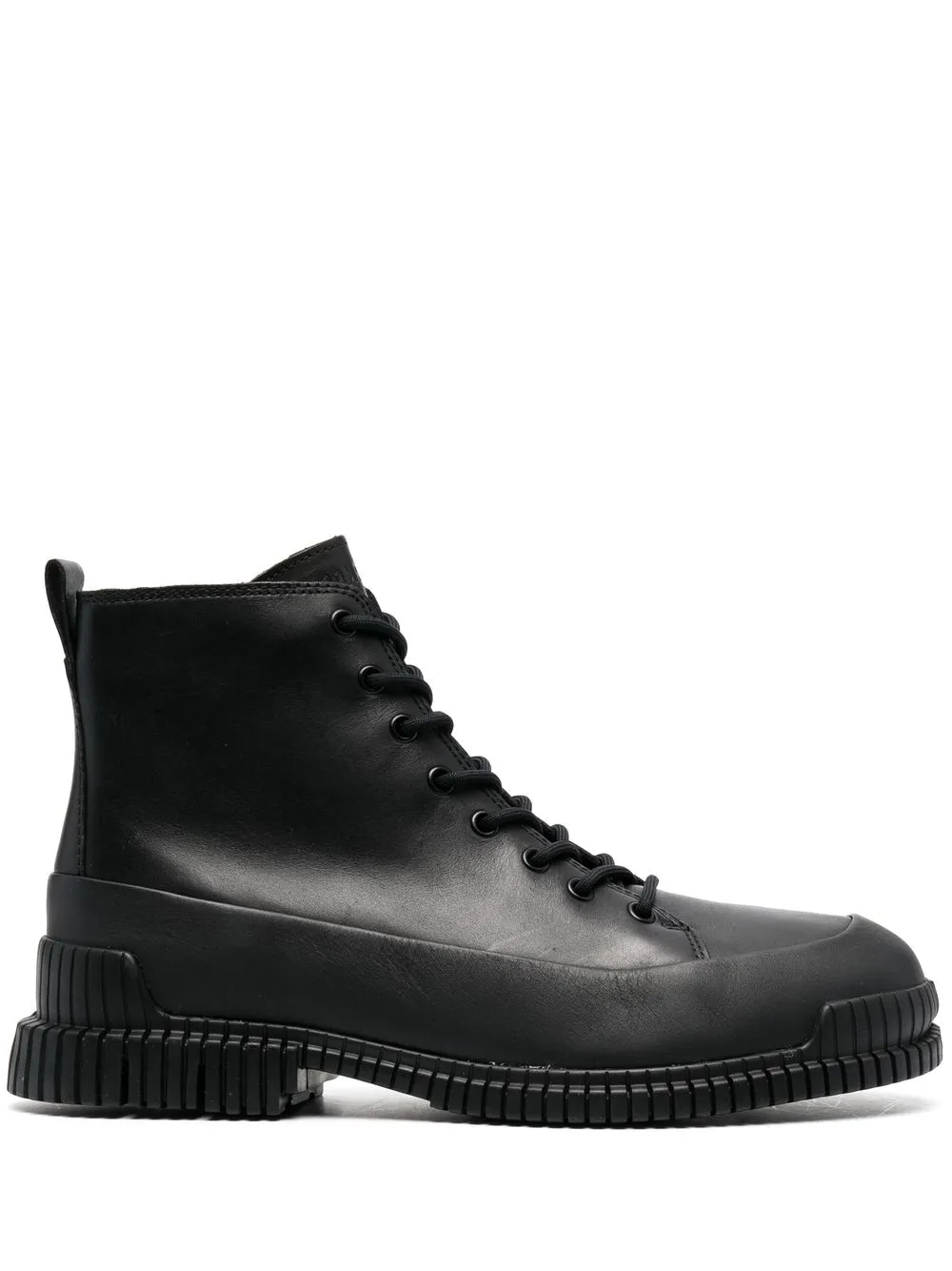 

Camper lace-up leather ankle boots - Black