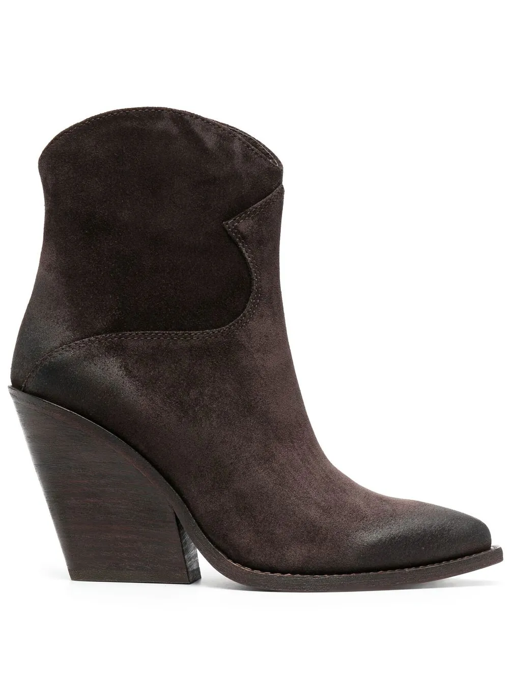 

Ash Boy 95mm leather ankle boots - Brown