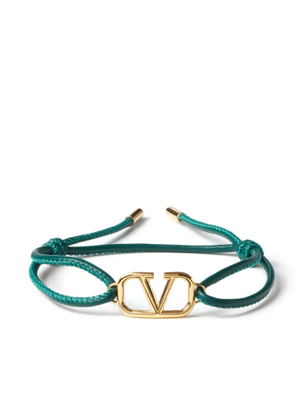 Valentino Garavani VLogo Signature Leather Cord Bracelet Farfetch