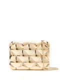 Valentino Garavani Rockstud metallic clutch bag - Gold