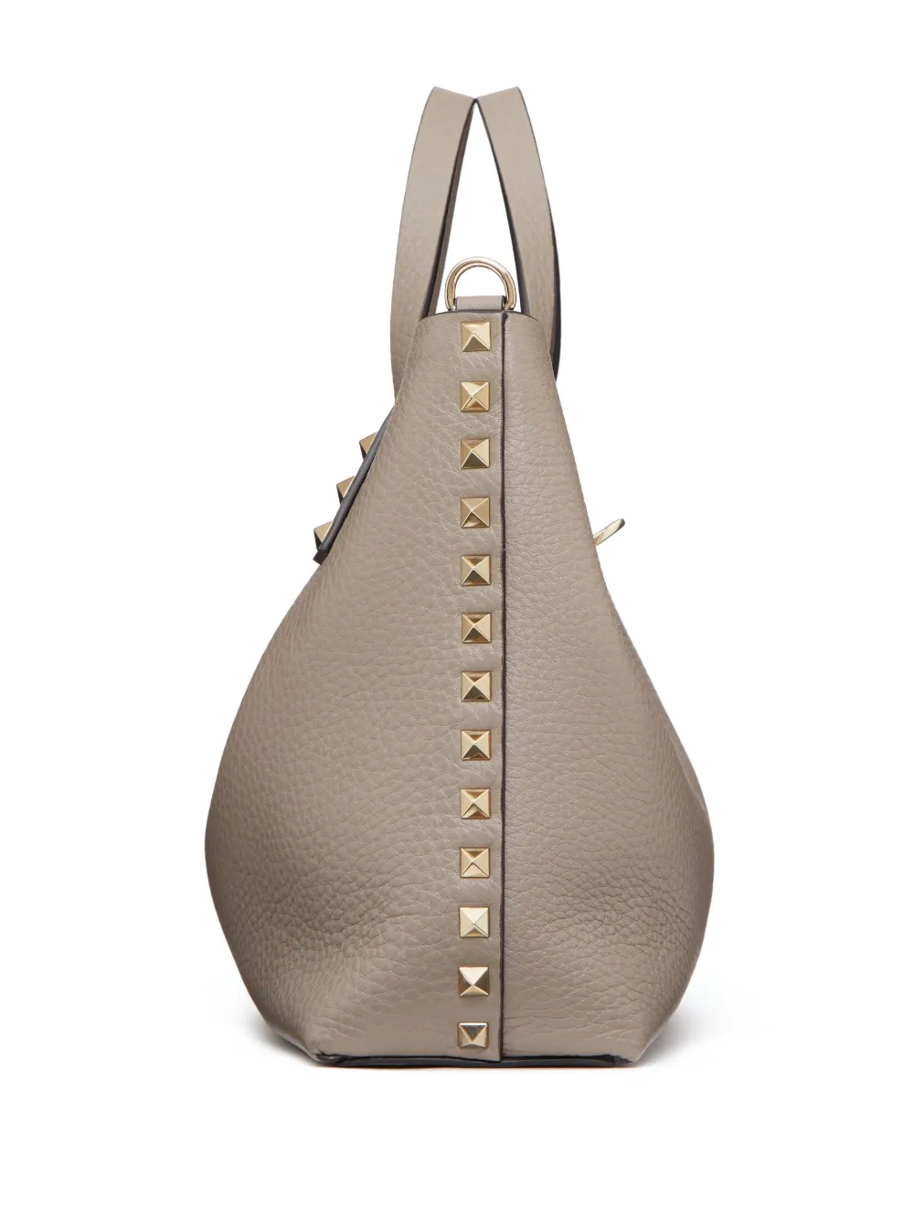 Valentino Garavani Rockstud kleine shopper Grijs