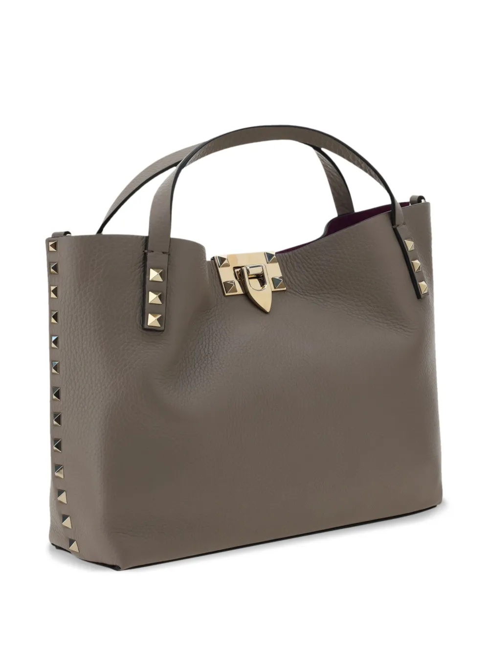 Valentino Garavani Rockstud kleine shopper - Grijs
