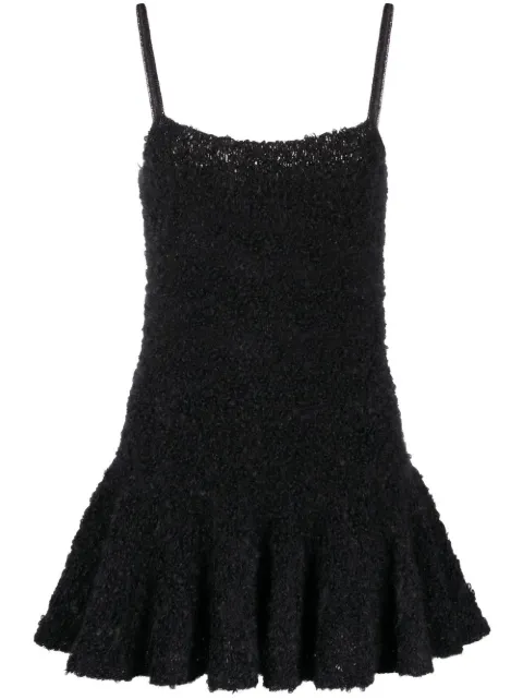 Jil Sander bouclé knitted minidress