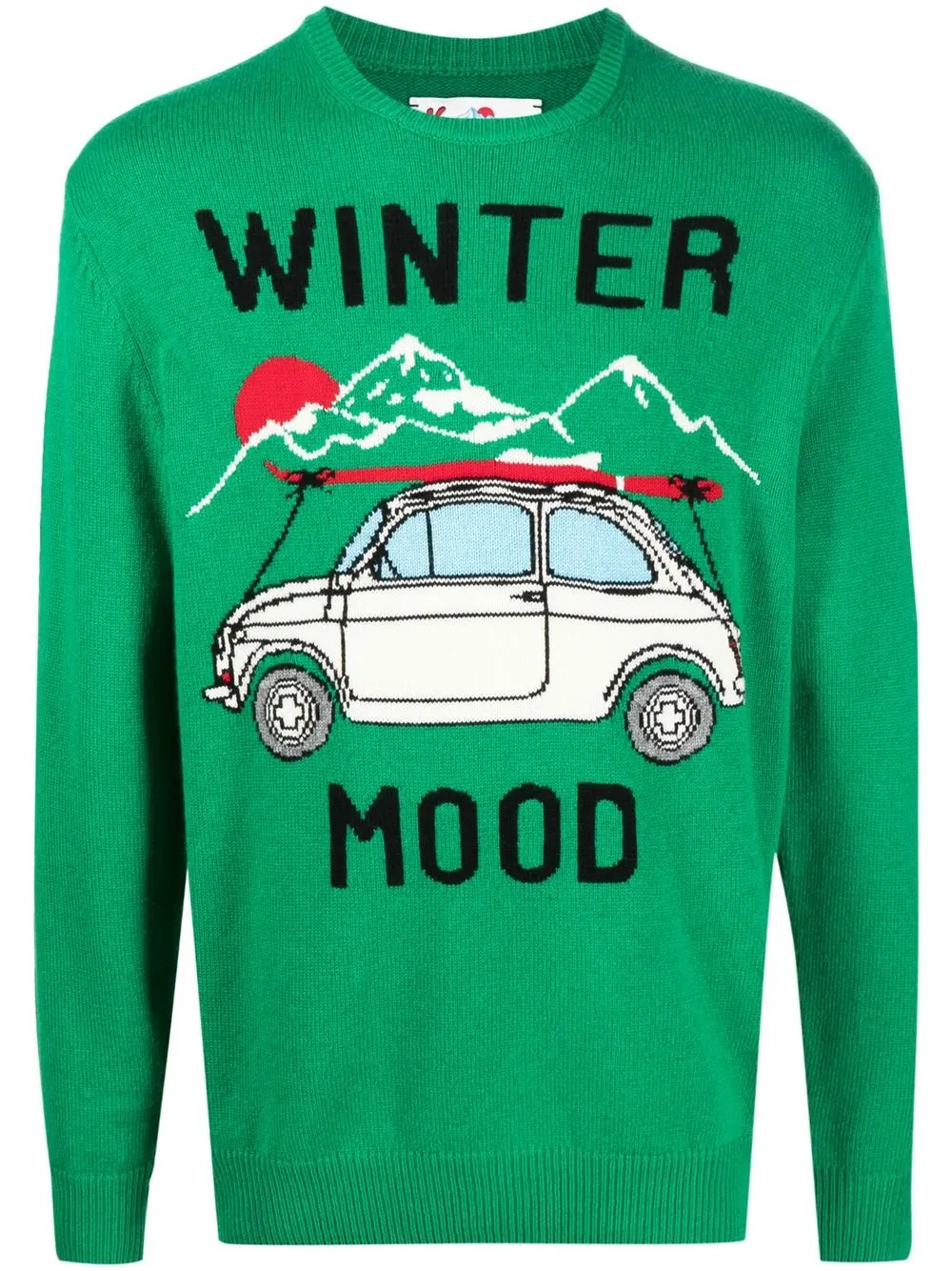 

MC2 Saint Barth intarsia-knit jumper - Green