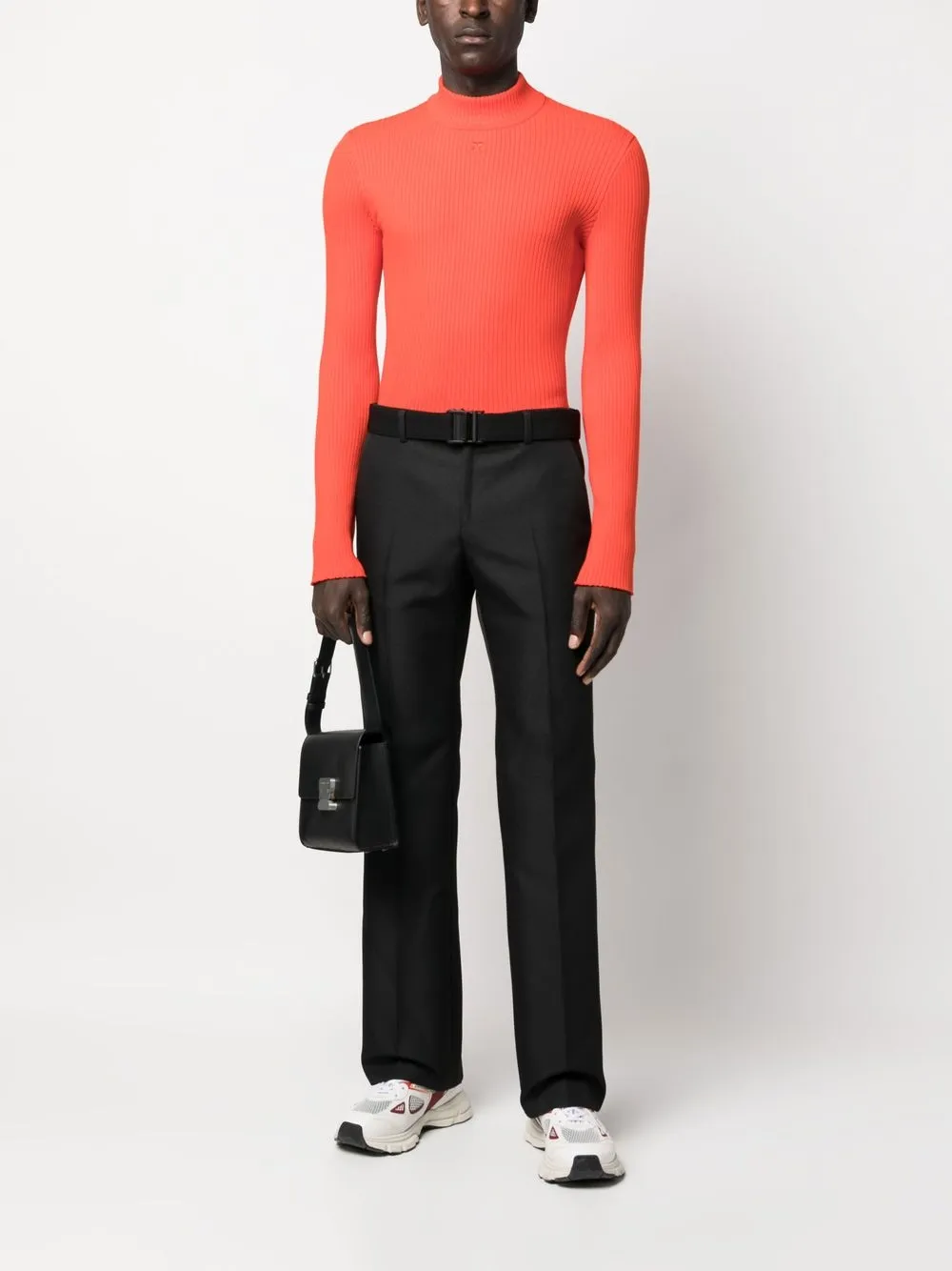 Courrèges Ribgebreide trui - Rood
