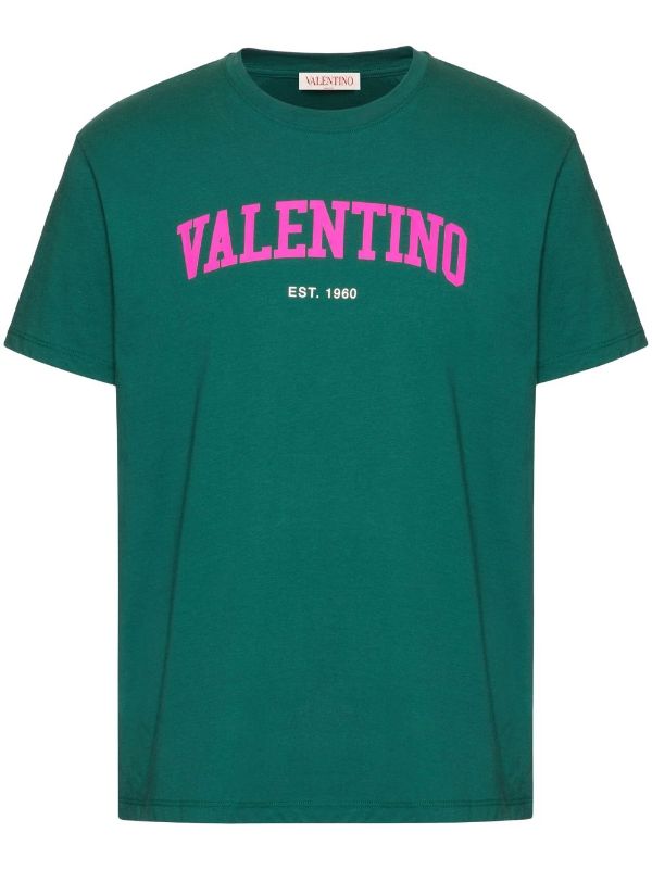 Valentino logo-print Cotton T-shirt - Farfetch