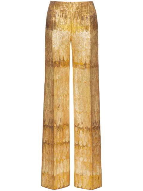 Valentino Garavani Golden Wings brocade trousers